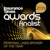 Insurance Times Awards 2019 finalist, Personal Lines Broker of the Year